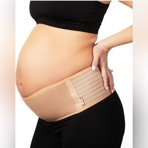 AZMED Maternity Belt Back Support - Adjustable Abdominal Binder for Pregnancy